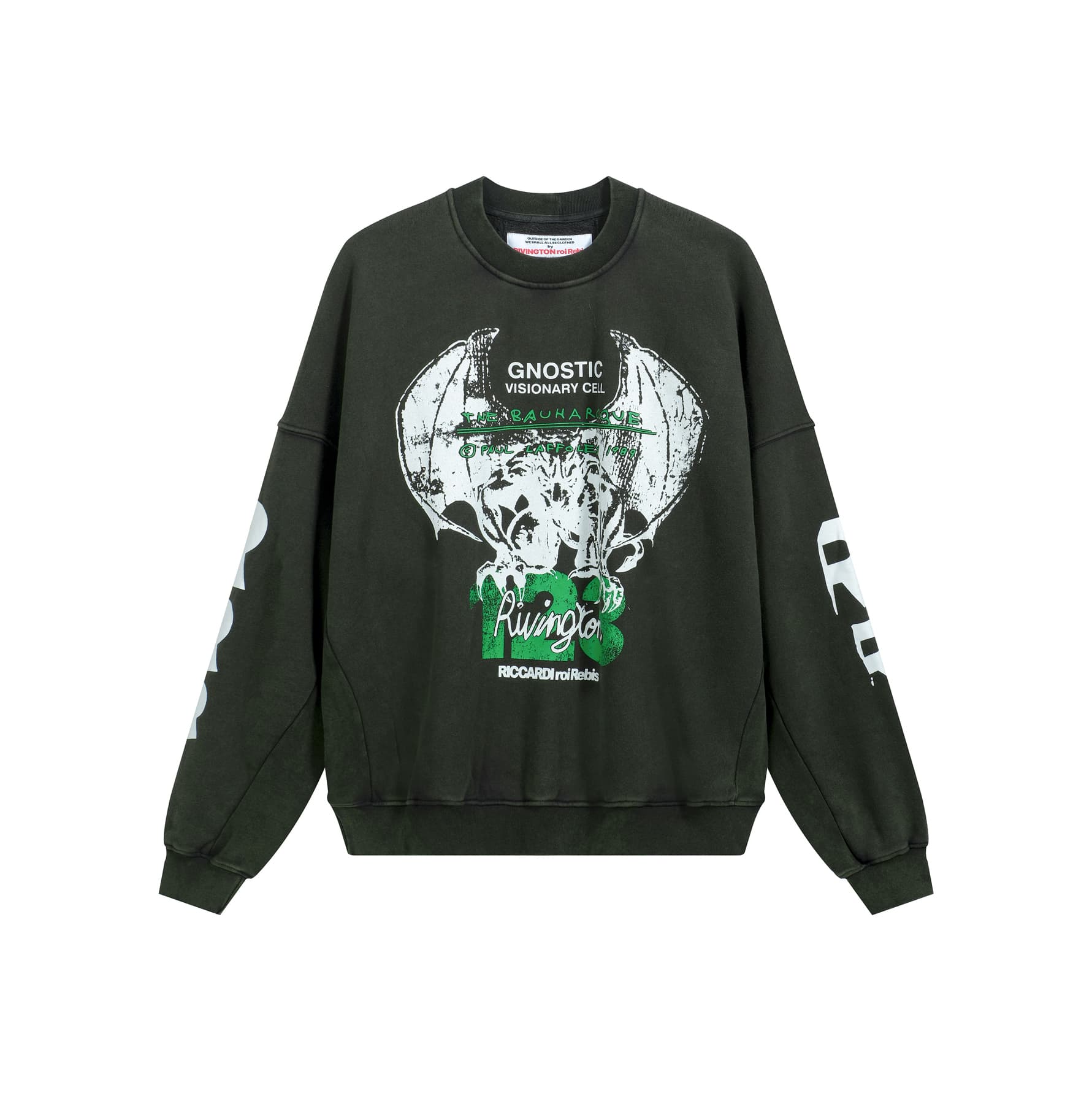 R!R!R! Gnostic Visionary Cell Oversized Sweatshirt