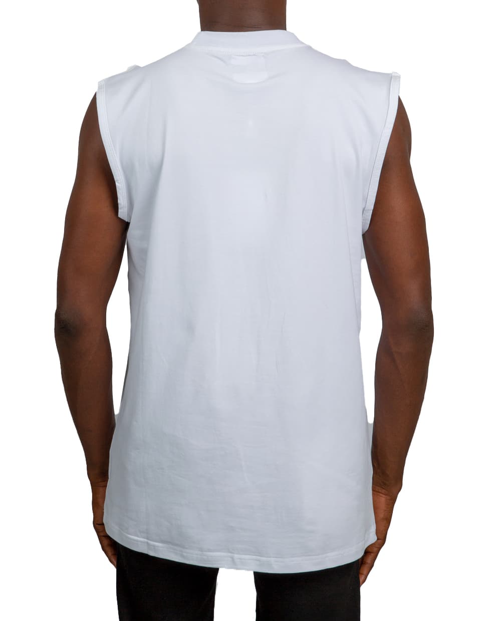 Pro Club Sleeveless Tee | White Muscle Shirt.