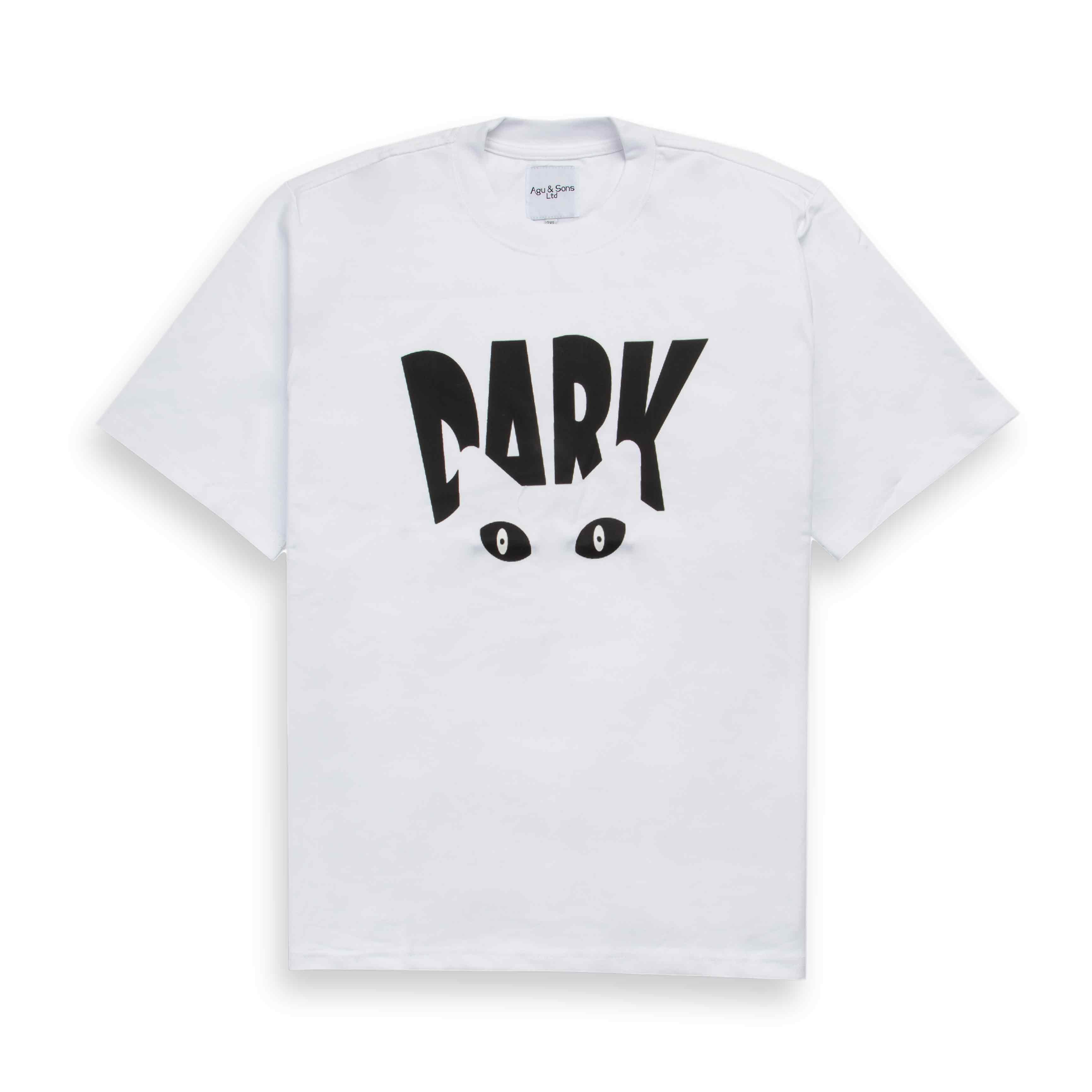 White Dark Cat Tee - Agu & Sons Ltd.
