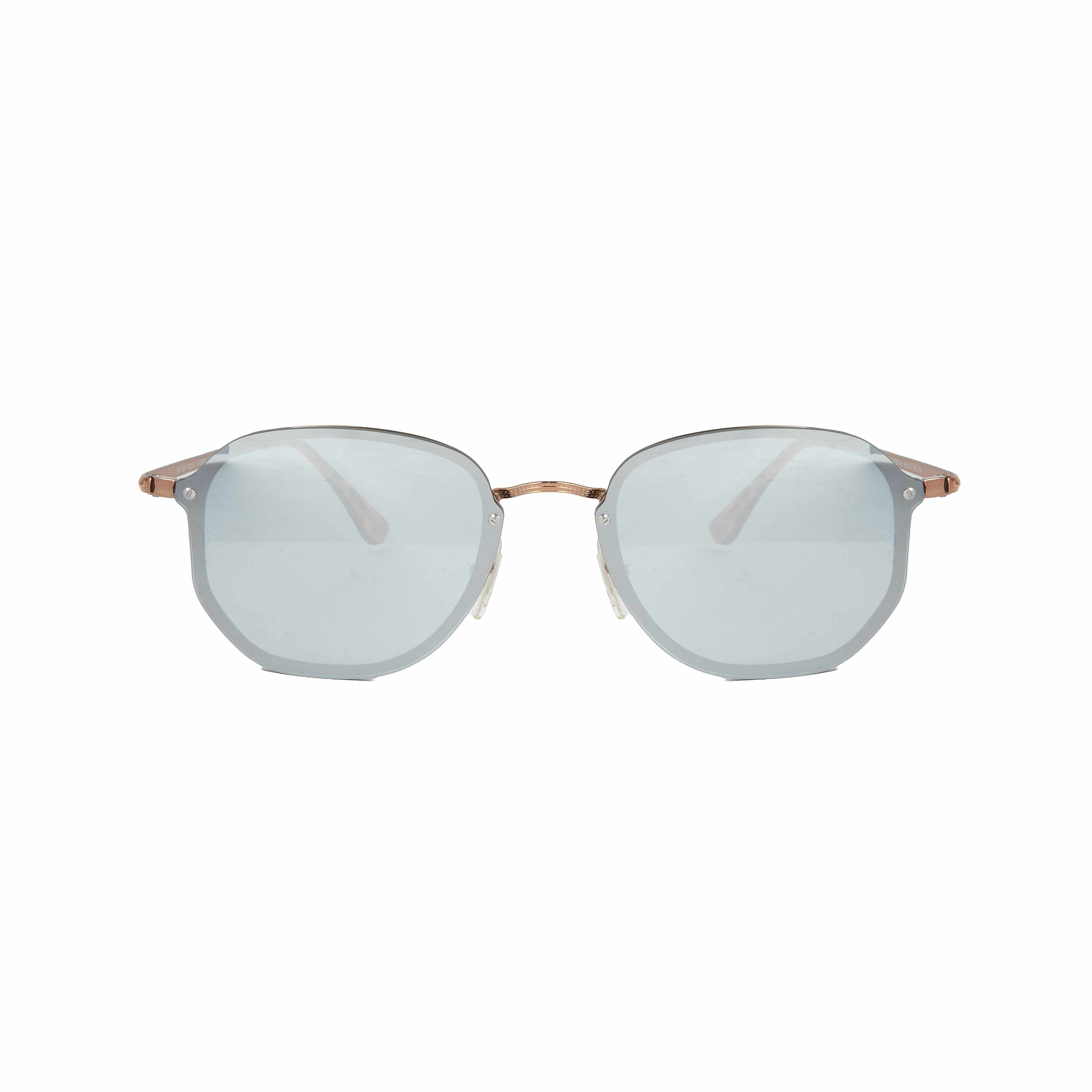 Chic Rimless Mirrored Round Sunglasses - Unisex Style