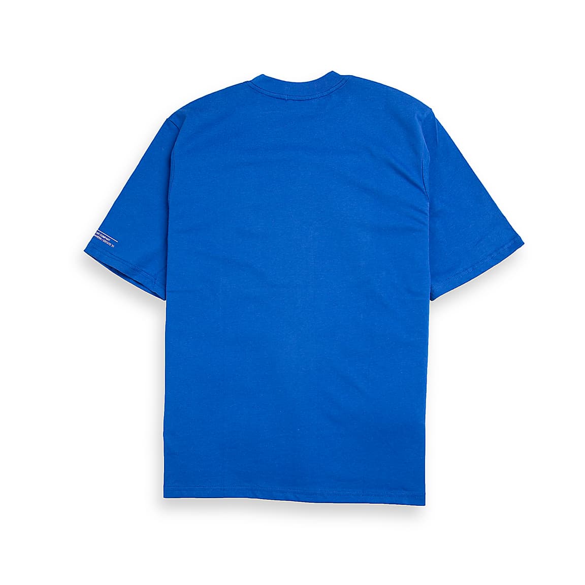 Royal Blue Stone Island T-Shirt featuring the iconic Compass logo with a distressed splash graphic. Premium cotton, essential designer streetwear