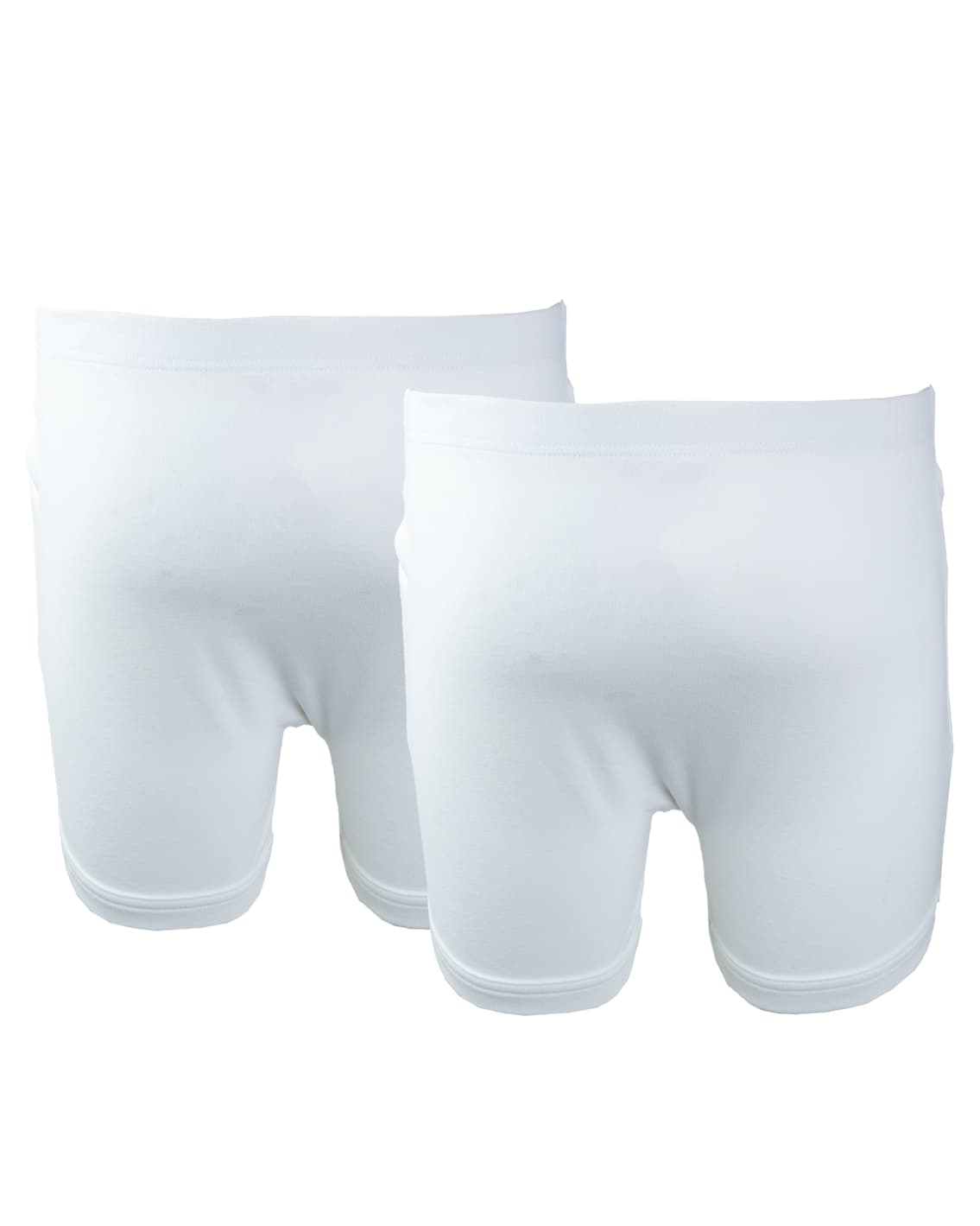 Jockey Men's Classic White Cotton Boxer Briefs – 2-Pack, Soft Cotton, Breathable, Comfortable Fit.