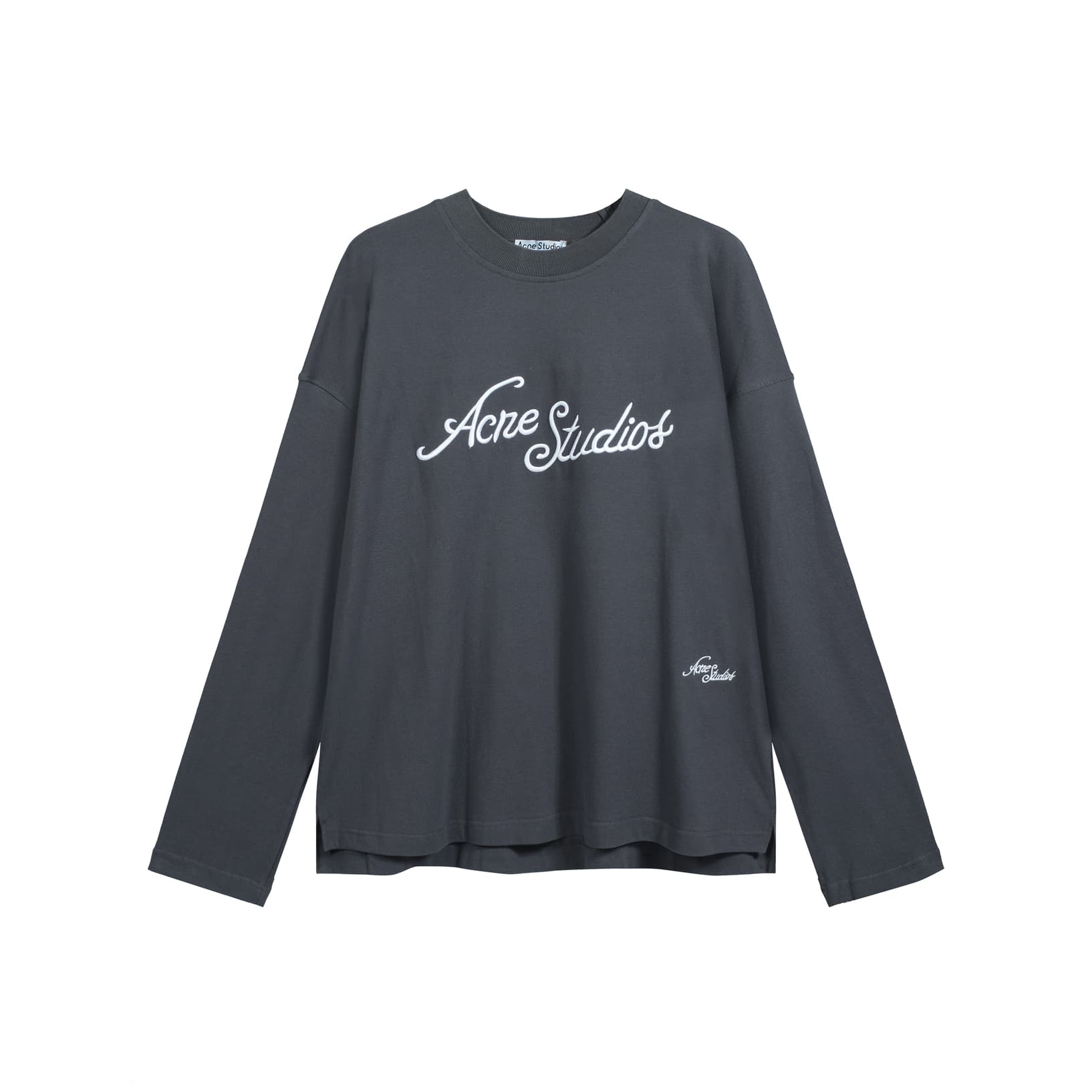 Acne Studios Black Contrast Stitching T-Shirt - Relaxed Unisex