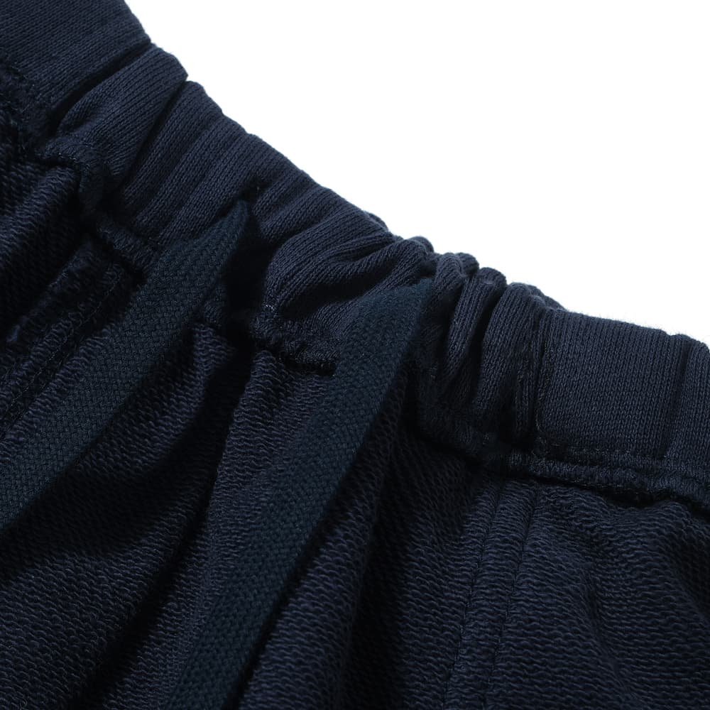 GREG ROSS Wide-Leg Navy Fleece Cargo Sweatpants