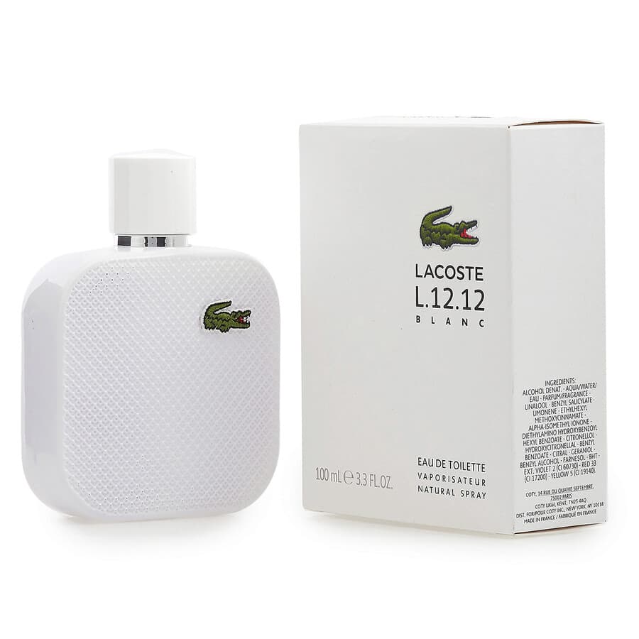 Lacoste L.12.12 Blanc / EDT Spray (white) 3.3 oz (m)