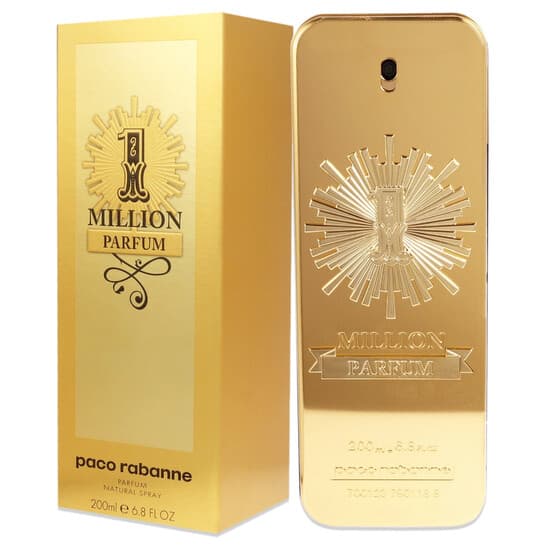 Paco Rabanne Men's 1 Million Parfum Spray 6.8 oz Fragrances