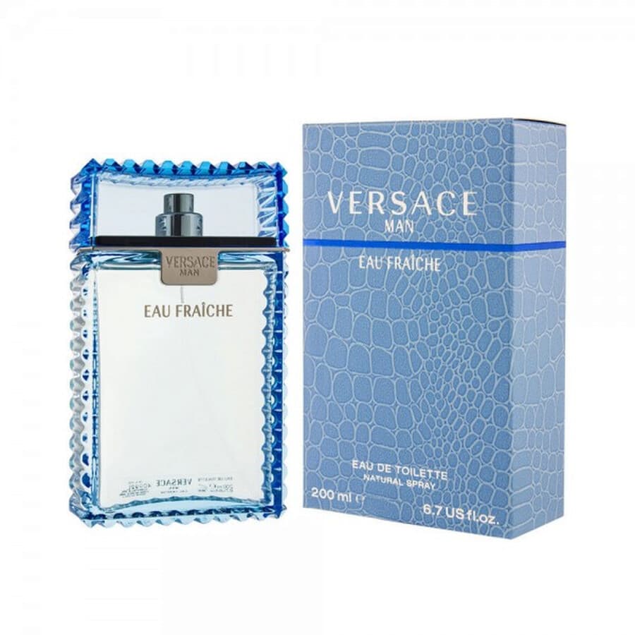 Versace Man Eau Fraiche / EDT Spray (blue) 6.7 oz (m)