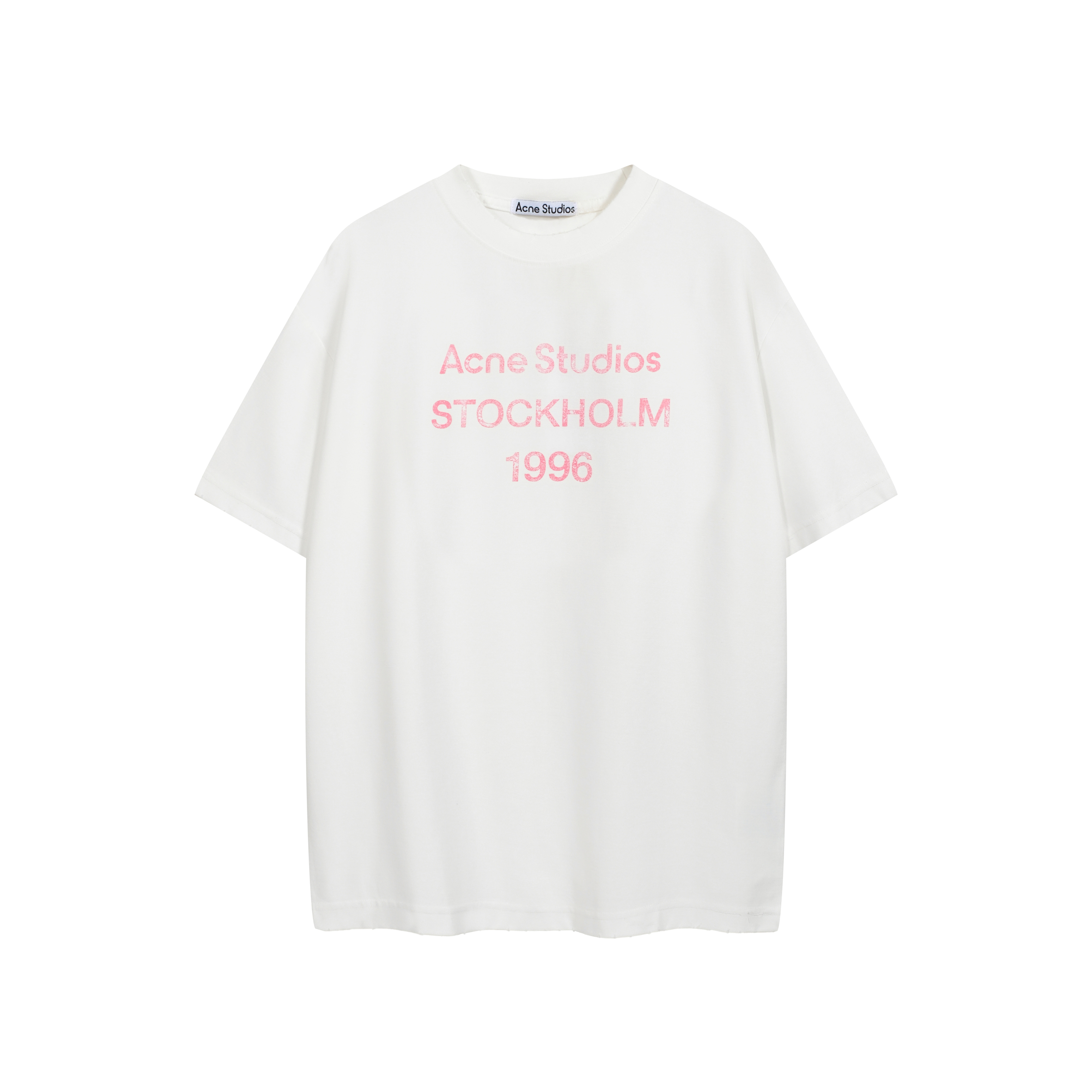 T-shirt Acne Studios Stockholm 1996 - Bleu Profond - Taille XS - 100% Coton - Neuf Sans Étiquettes