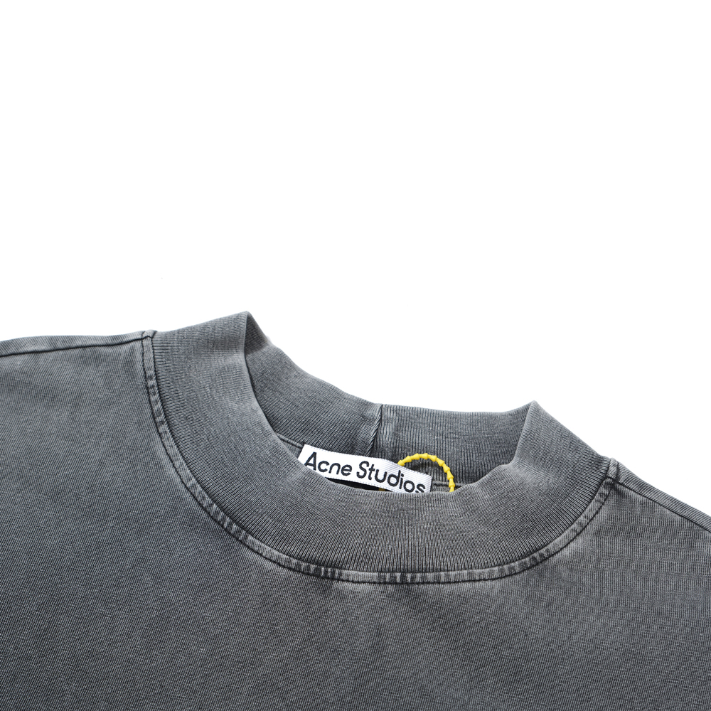 Acne Studios Unisex White Rhinestone '1996' Logo Long-Sleeve