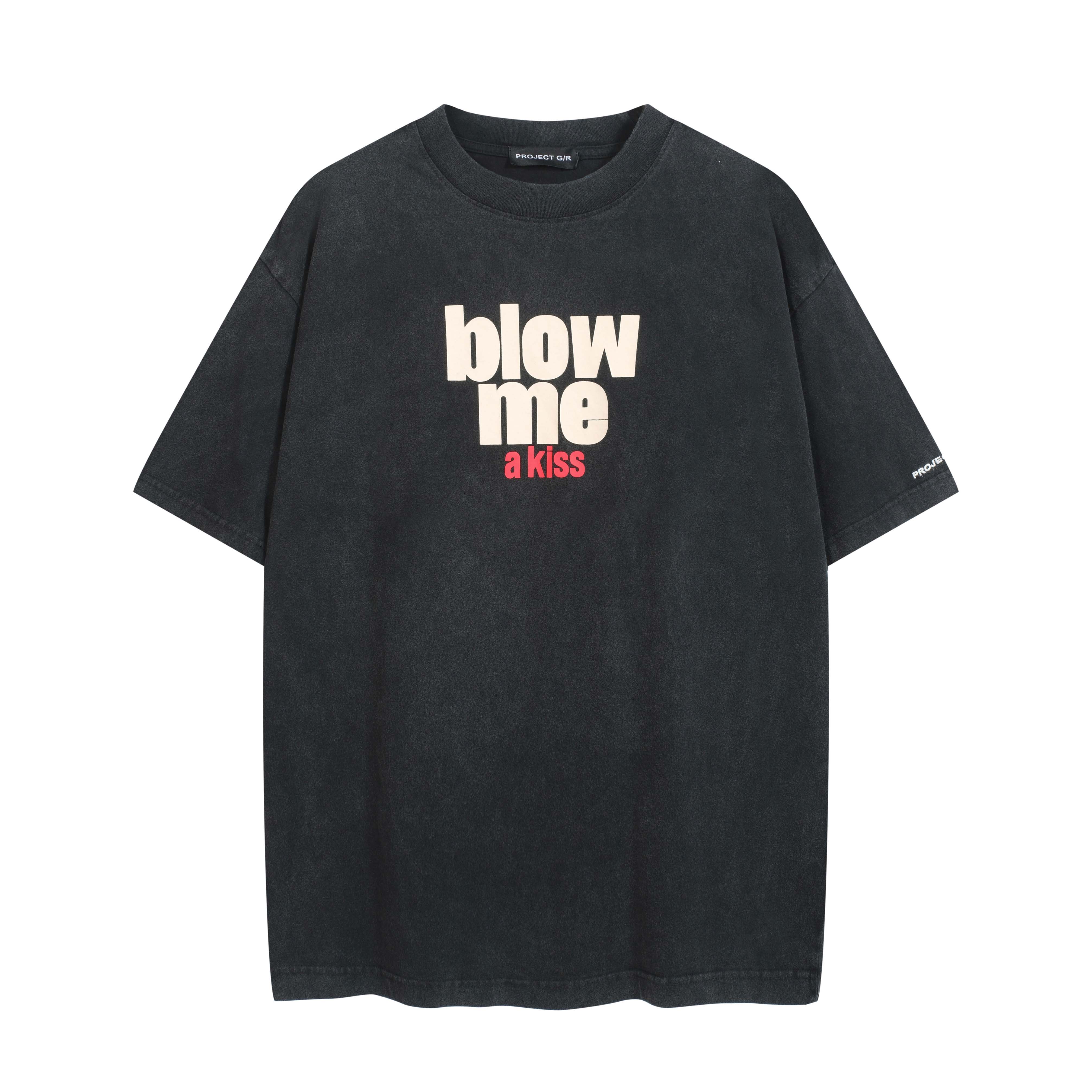 トップス PROJECT G/R BLOW ME WASHED T-shirt 프로젝트 G/R 블로우 미 워시드 티셔츠 브라운 | PROJECT G/R | KREAM