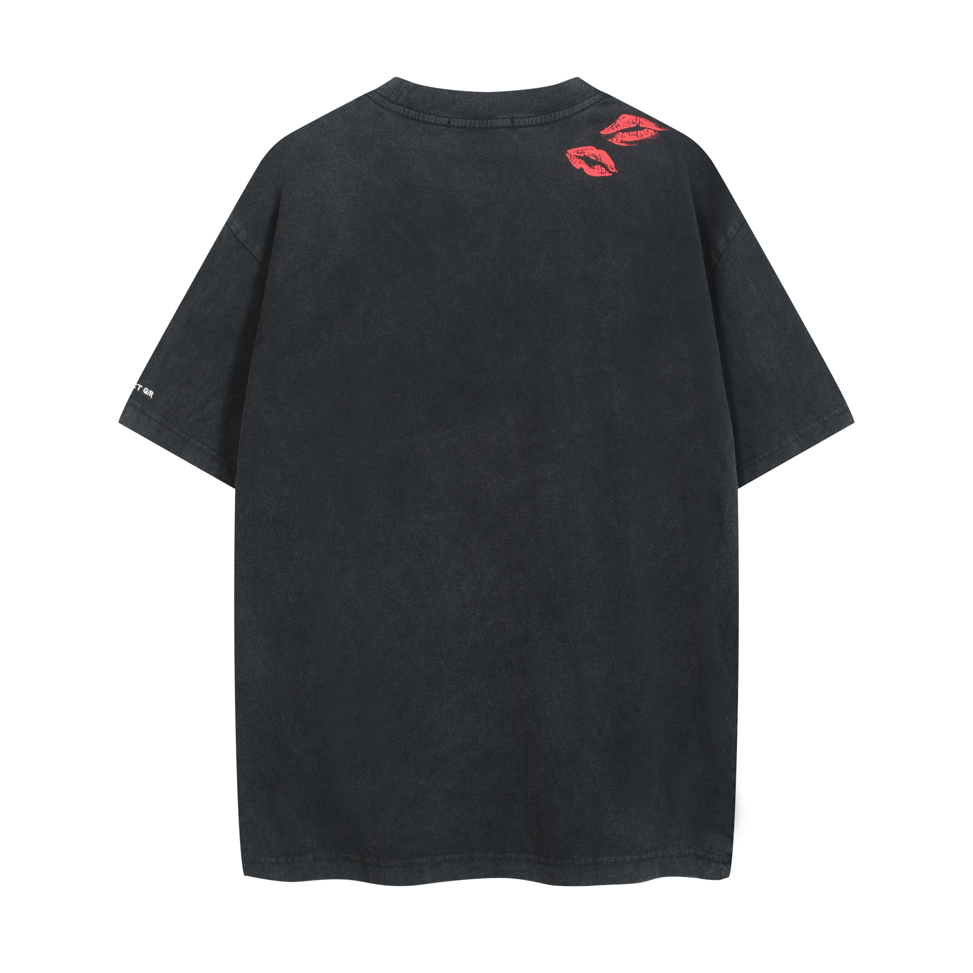 トップス PROJECT G/R BLOW ME WASHED T-shirt ROJECT G/R Blow Me A Kiss Washed Oversized Graphic T-Shirt
